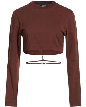 Jacquemus T-Shirts - Brown