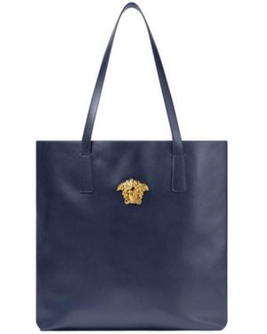 Versace La Medusa Tote Bag - Blue