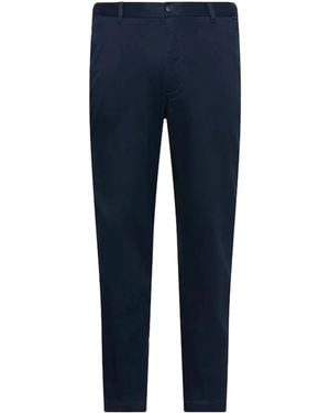 Calvin Klein Straight-Leg Chino Trousers - Blue