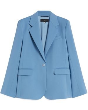Weekend by Maxmara Virgin Wool Blazer - Blue