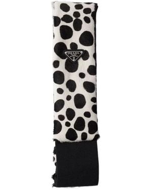 Prada Printed Headband - Black