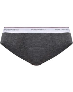 DSquared² Logo Underwear - Grey