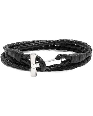 Tom Ford Braided Leather Necklace - White