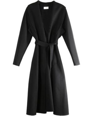 The Row Belted Coat - Black