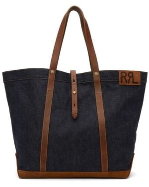 RRL Logo Tote Bag - Black