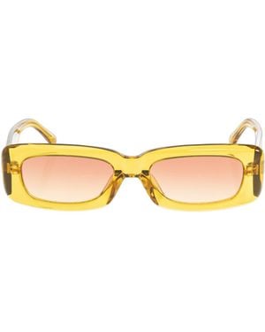 The Attico Full Frame Sunglasses - Metallic