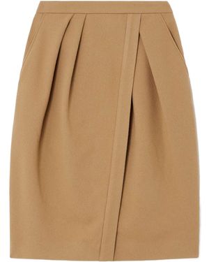 Dries Van Noten Wrap Effect Skirt - Natural