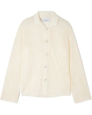 Calle Del Mar Crocheted Cardigan - Natural