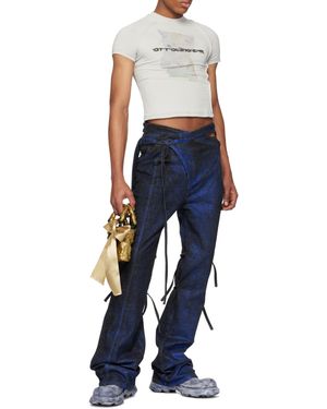 OTTOLINGER Deconstructed T-Shirt - Blue