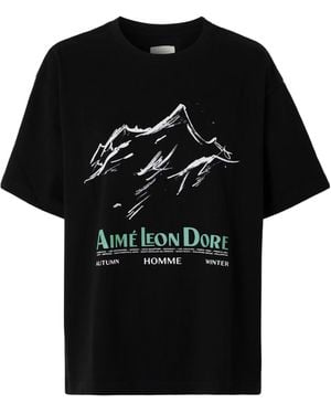 Aimé Leon Dore Summit Printed T-Shirt - Black