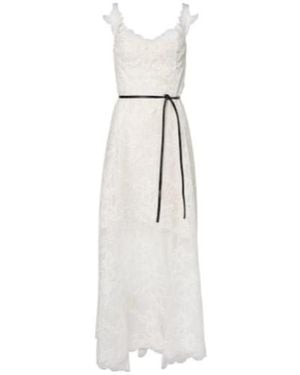 Oscar de la Renta Lace Gown - White
