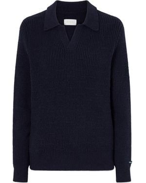 Aimé Leon Dore Cotton-Blend Bouclé Polo Shirt - Blue