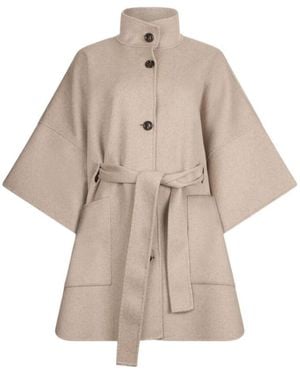 Liu Jo Belted Coat - Natural