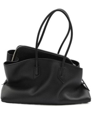 The Attico Top Handle Shoulder Bag - Black