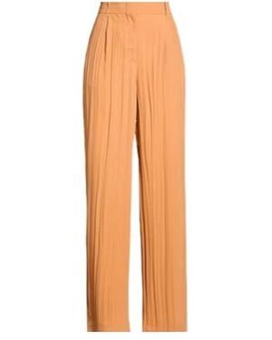MAX&Co. High-Waist Loose Suit Trousers - Orange