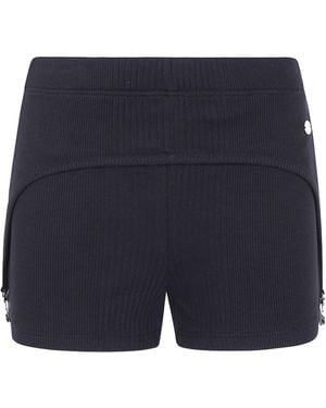 Jean Paul Gaultier The Garter Mini-Shorts - Blue