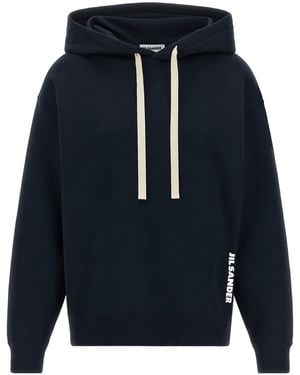 Jil Sander Long-Sleeved Sweatshirt - Blue