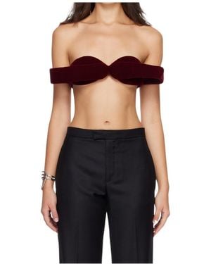 Jean Paul Gaultier Off-The-Shoulder Bra - Black