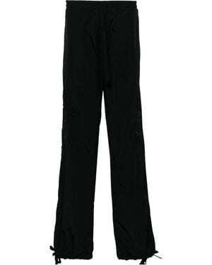 MSGM Ripstop Structure Pants - Black