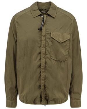 C.P. Company Chrome-R Lens Overshirt - Green