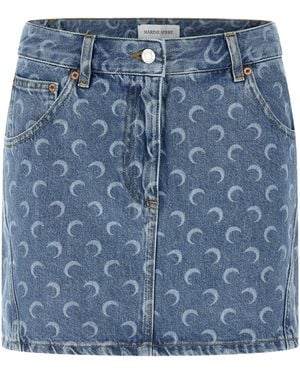 Marine Serre 'Moon' Skirt - Blue