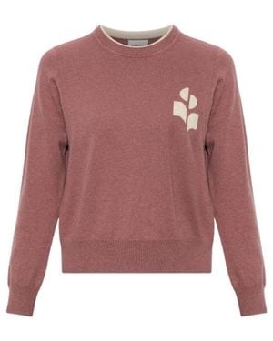 Isabel Marant Long-Sleeve Knit Top - Purple