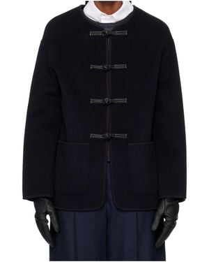 Rohe Long Sleeve Casual Jacket - Blue