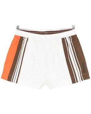 SIR. Elastic Waist Shorts - White