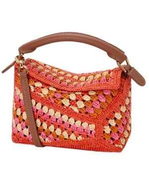 Loewe Mini Puzzle Edge Bag - Red