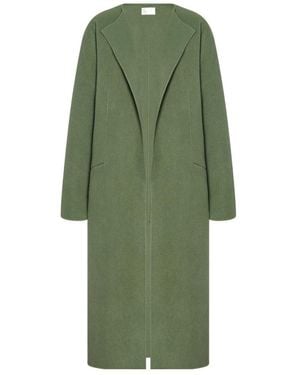 The Row Priske Cashmere Coat - Green