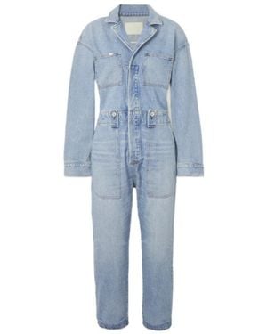 Citizens of Humanity Amel Denim Jumpsuit - Blue