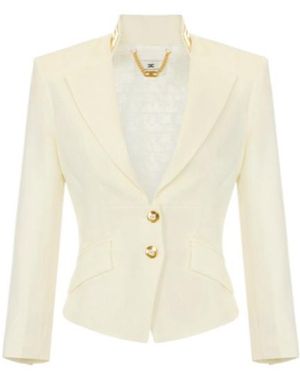 Elisabetta Franchi Jacket - White