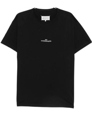 Maison Margiela Logo T-Shirt - Black