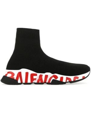 Balenciaga Speed Graffiti Trainers - Black