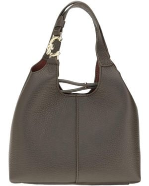 Coccinelle Top-Handle Shoulder Bag - Gray