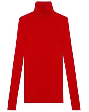 Gucci Logo-Embroidered Roll-Neck Jumper
