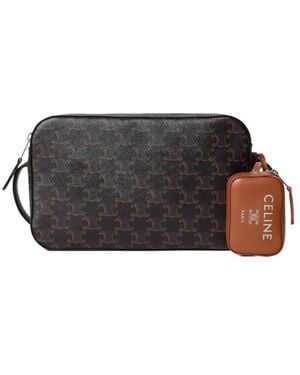 Celine Messenger Bag With Charm - Black
