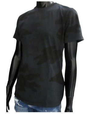 Hydrogen T-Shirt With Round Neck And Short Sleeves - Black
