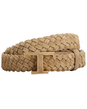 Tod's T Timeless Belt - Natural