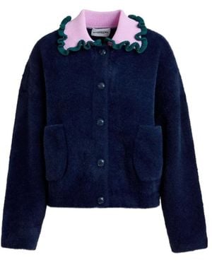 Essentiel Antwerp Jardener Knitted Cardigan - Blue