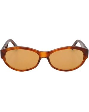 Marni Geometric Frame Sunglasses - Yellow