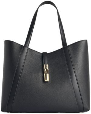 Furla Logo Handbag - Black