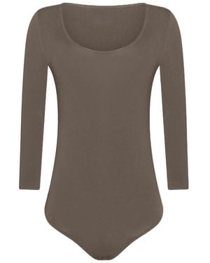 Wolford Tokyo Seamless Bodysuit - Brown
