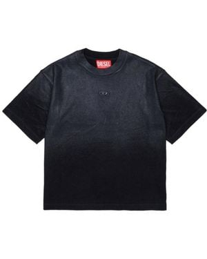 DIESEL Logo-Patch T-Shirt - Blue