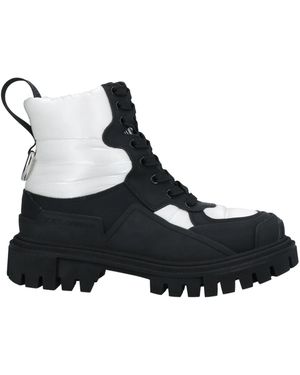 Dolce & Gabbana Colour Block Ankle Boots - Black