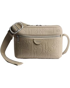 Dior Rider Zipped Messenger Bag - Grey