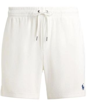 Polo Ralph Lauren Terry Drawstring Shorts - White