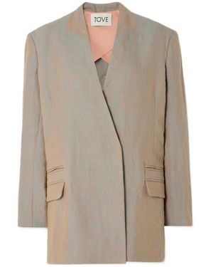 TOVE Long-Sleeved Jacket - Brown