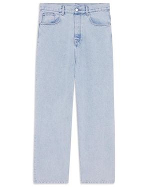 Drole de Monsieur Drôle De Monsieur Baggy Straight-Leg Jeans - Blue