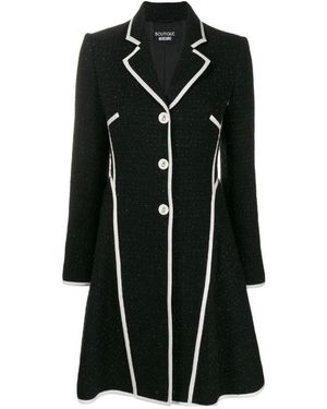Moschino Coarse Flower Texture Jacket - Black